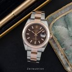 Rolex Datejust 41 126331 (Unknown (random serial)) - Brown dial 41 mm Gold/Steel case (3/8)