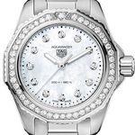 TAG Heuer Aquaracer Lady WBP1417.BA0622 (2026) - White dial 30 mm Steel case (1/1)