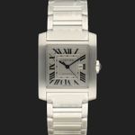 Cartier Tank Française WSTA0067 (2024) - Zilver wijzerplaat 31mm Staal (3/8)