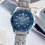 Omega Seamaster Diver 300 M 210.30.42.20.03.003 (Onbekend (willekeurig serienummer)) - Blauw wijzerplaat 42mm Staal (3/8)