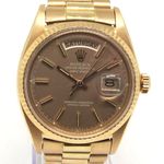Rolex Day-Date 36 18038 (Unknown (random serial)) - Brown dial 36 mm Yellow Gold case (1/5)