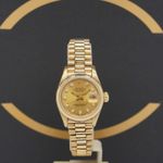 Rolex Lady-Datejust 69178 (1990) - Gold dial 26 mm Yellow Gold case (1/7)