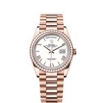 Rolex Day-Date 36 128345RBR (2025) - Wit wijzerplaat 36mm Roségoud (1/1)