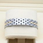 Cartier Panthère 66921 (1995) - White dial 22 mm Gold/Steel case (6/8)