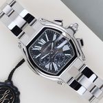 Cartier Roadster W62020X6 (2004) - Zwart wijzerplaat 43mm Staal (1/8)