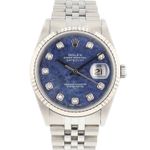 Rolex Datejust 36 16234 (2001) - Blue dial 36 mm Steel case (1/3)