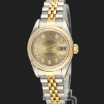 Rolex Lady-Datejust 69173 (1997) - Champagne dial 26 mm Gold/Steel case (1/8)