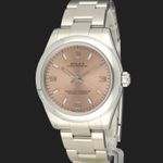 Rolex Oyster Perpetual 31 177200 (2007) - Pink dial 31 mm Steel case (1/8)