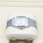 Cartier Santos 0902 (Unknown (random serial)) - White dial 24 mm Gold/Steel case (4/8)