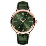 IWC Portofino Automatic IW357409 (2023) - Groen wijzerplaat 34mm Roodgoud (1/1)