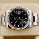 Rolex Oyster Perpetual Date 115234 (2021) - Black dial 34 mm Steel case (6/6)