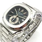 Patek Philippe Nautilus 5980/1A-001 (2008) - Blue dial 41 mm Steel case (5/6)