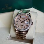 Rolex Day-Date 36 128235 (2020) - Diamond dial 36 mm Rose Gold case (3/8)