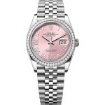 Rolex Datejust 36 126284RBR (2025) - Roze wijzerplaat 36mm Staal (1/1)