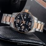 Longines HydroConquest L3.782.3.58.7 (Onbekend (willekeurig serienummer)) - Zwart wijzerplaat 43mm Staal (2/8)