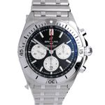 Breitling Chronomat AB0134101B1A1 (2021) - Zwart wijzerplaat 42mm Staal (1/6)