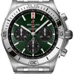 Breitling Chronomat 42 AB0134101L2A1 (2026) - Groen wijzerplaat 43mm Staal (1/1)