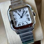 Cartier Santos WSSA0029 (2024) - Silver dial 35 mm Steel case (1/7)