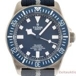 Tudor Pelagos 25707B/23 (Unknown (random serial)) - Blue dial 42 mm Titanium case (8/8)