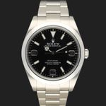 Rolex Explorer 214270 (2011) - Black dial 39 mm Steel case (3/8)