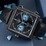 TAG Heuer Monaco CAW2190.FC6437 (Unknown (random serial)) - Black dial 39 mm Carbon case (2/8)