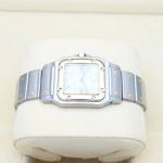 Cartier Santos Galbée 1057930 (Onbekend (willekeurig serienummer)) - Wit wijzerplaat 24mm Goud/Staal (3/8)