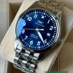 IWC Pilot Mark IW327016 (2019) - Blue dial 40 mm Steel case (3/7)