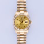 Rolex Day-Date 36 18238 (1995) - Champagne dial 36 mm Yellow Gold case (3/7)