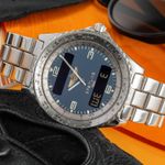 Breitling Chronospace A56012 (1995) - Zwart wijzerplaat 42mm Staal (2/8)