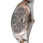 Rolex Datejust 41 126331 (Unknown (random serial)) - Brown dial 41 mm Gold/Steel case (5/8)