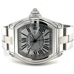 Cartier Roadster 2722 (Onbekend (willekeurig serienummer)) - Zilver wijzerplaat 42mm Staal (1/8)