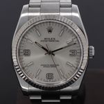 Rolex Oyster Perpetual 36 116034 (2009) - Silver dial 36 mm Steel case (1/8)