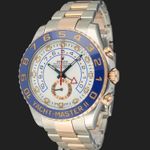 Rolex Yacht-Master II 116681 (2014) - White dial 44 mm Gold/Steel case (1/8)