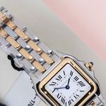 Cartier Panthère W2PN0018 (2025) - White dial 30 mm Gold/Steel case (3/8)