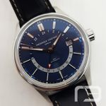 Frederique Constant Yacht Timer GMT FC-350NT4H6 (2024) - Blue dial 42 mm Steel case (2/8)