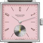 NOMOS Tetra 27 426 (2026) - Roze wijzerplaat 28mm Staal (1/1)