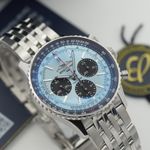 Breitling Navitimer 1 B01 Chronograph AB0138 (2025) - Zwart wijzerplaat 43mm Staal (1/8)