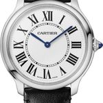 Cartier Ronde Croisière de Cartier WSRN0031 (2024) - Wit wijzerplaat 36mm Staal (1/8)