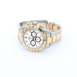 Rolex Daytona 16523 (Unknown (random serial)) - White dial 40 mm Gold/Steel case (3/6)
