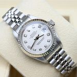 Rolex Lady-Datejust 69174 (1997) - Zilver wijzerplaat 26mm Staal (1/8)