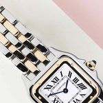 Cartier Panthère W2PN0006 (2024) - White dial 30 mm Gold/Steel case (3/8)