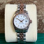 Rolex Lady-Datejust 179171 (2006) - Wit wijzerplaat 26mm Goud/Staal (6/8)