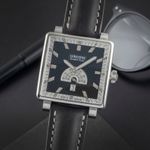 Union Glashütte Unknown 26-32-09-05-10 (Unknown (random serial)) - Black dial 40 mm Steel case (3/8)