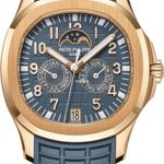 Patek Philippe Aquanaut 5261R-001 (2024) - Blue dial 39 mm Rose Gold case (1/8)