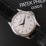 Patek Philippe Calatrava 5127G-001 (2015) - Silver dial 37 mm White Gold case (5/8)