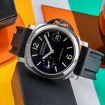 Panerai Luminor Marina Automatic PAM00050 (2001) - Zwart wijzerplaat 40mm Staal (2/8)