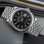 Rolex Datejust 36 126200 (Unknown (random serial)) - Black dial 36 mm Steel case (2/8)