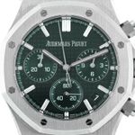 Audemars Piguet Royal Oak Chronograph 26240ST.OO.1320ST.04 (2023) - Green dial 41 mm Steel case (2/4)