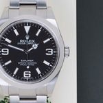 Rolex Explorer 214270 (2019) - Black dial 39 mm Steel case (5/8)