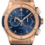 Hublot Classic Fusion Chronograph 541.OX.7180.RX (2025) - Blue dial 42 mm Rose Gold case (1/1)